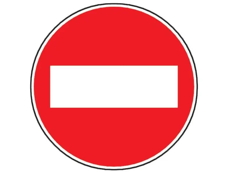 Ce interzice indicatorul din imagine?