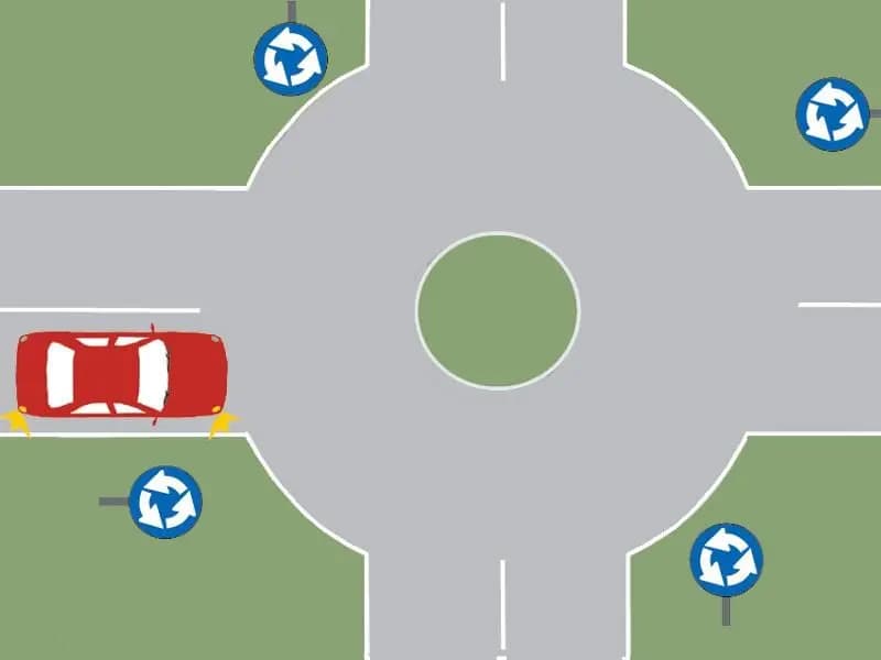 În această situaţie, intenţionaţi să viraţi pe prima stradă la dreapta. Ce obligaţii aveţi?